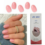 نیل رپ کاشت ناخن ژله ای صورتی نچرال