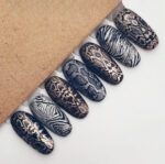 شابلون پوست ماری ناخن