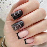 شابلون پوست ماری ناخن