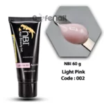 پلی ژل ان بی ای ۶۰ گرمی لایت پینک NBI