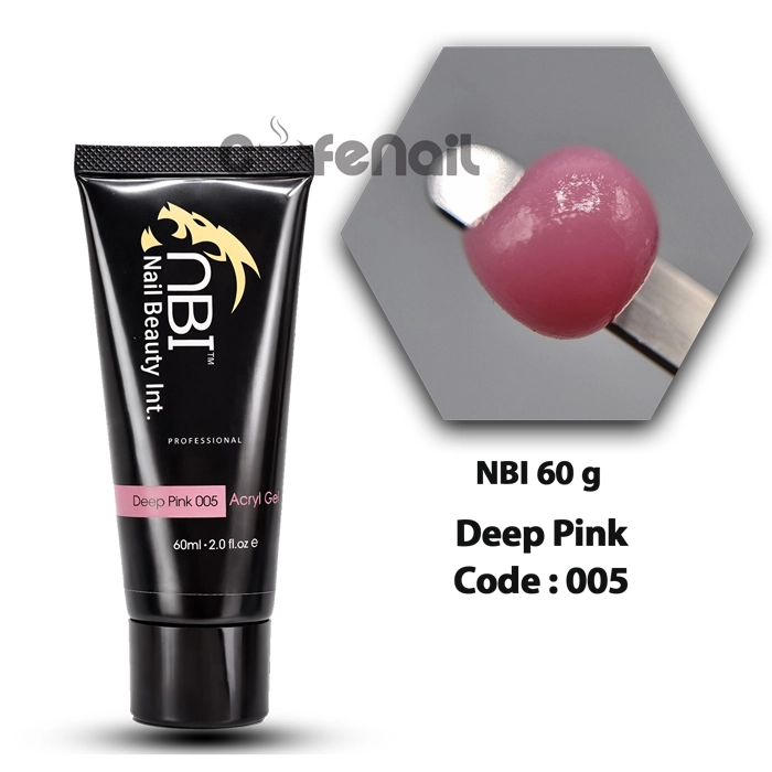 پلی ژل 60 میل اورجینال پلی ژل ان بی ای ۶۰ گرمی دیپ پینک NBI
