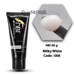 پلی ژل ان بی ای ۶۰ گرمی میلکی وایت NBI
