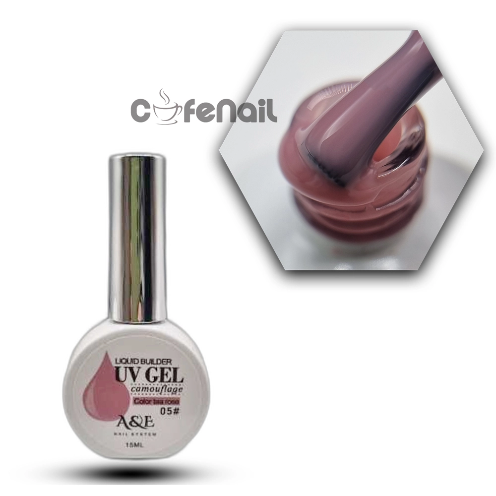 لیکویید-بیلدر-کد5 بیلدر لیکوئید هلویی ناخن ای اند ای A&E