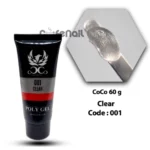 پلی ژل کاشت ناخن کوکو 60 میل کلیر