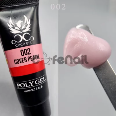 پلی ژل کاشت ناخن کوکو 60 میل کاور پیچ